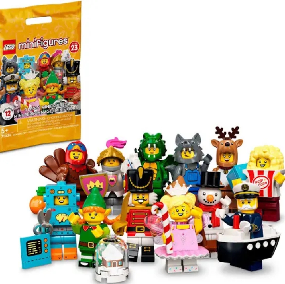 LEGO - minifigures series 23 includes one of 12 types of minifigures!